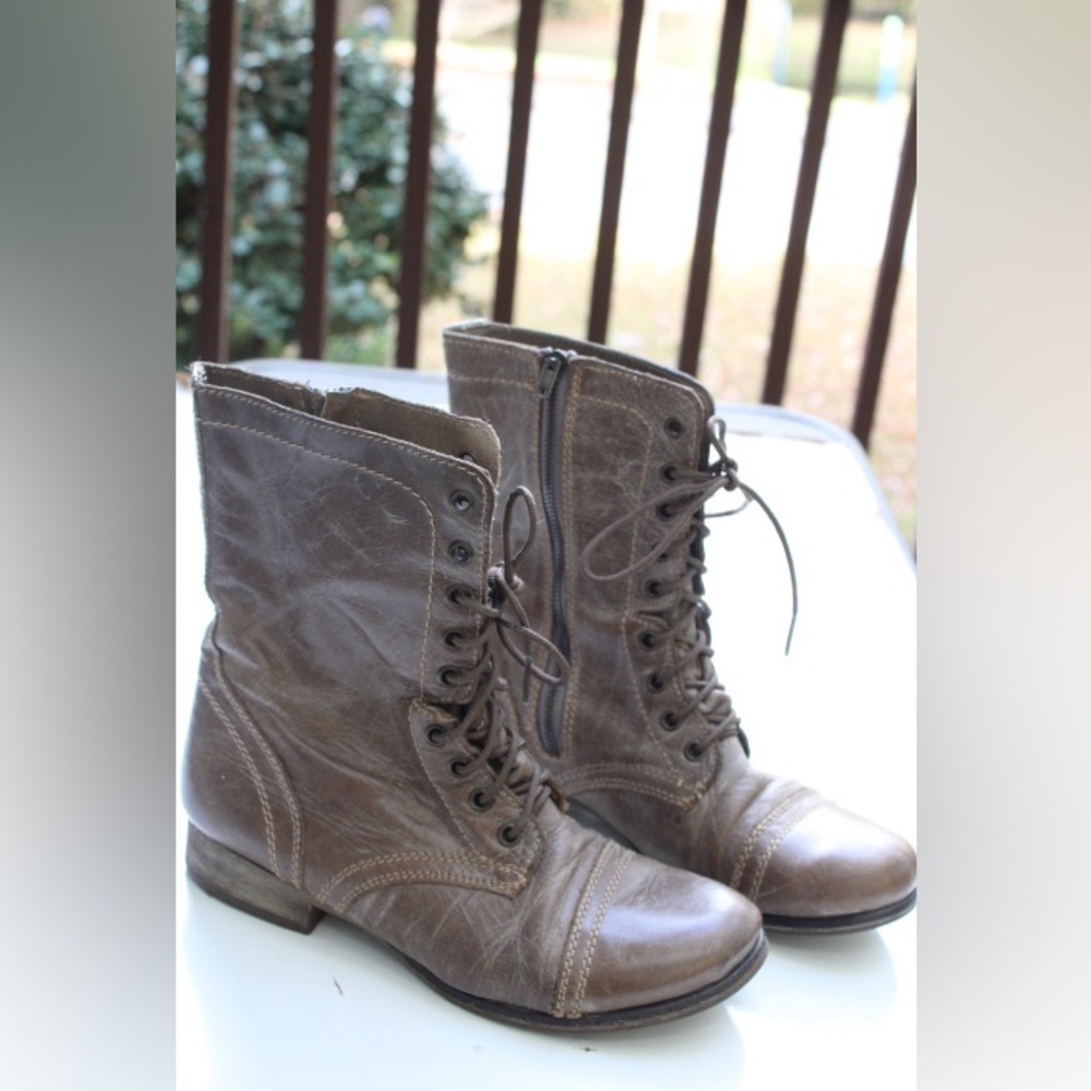 Steve Madden combat boots
